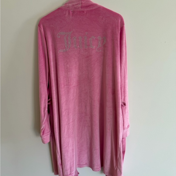 New Juicy Couture Vibrant Pink Robe - Picture 5 of 5